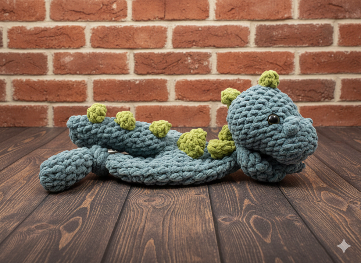 Green Dinosaur Lovey