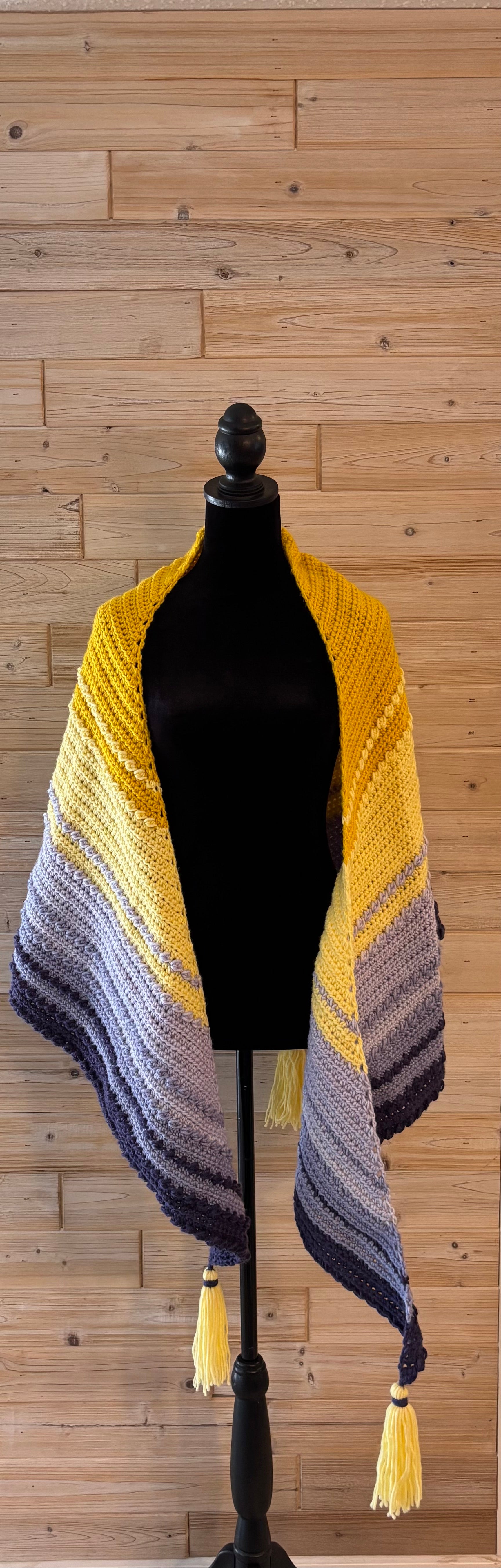 Golden Hour Vista Shawl