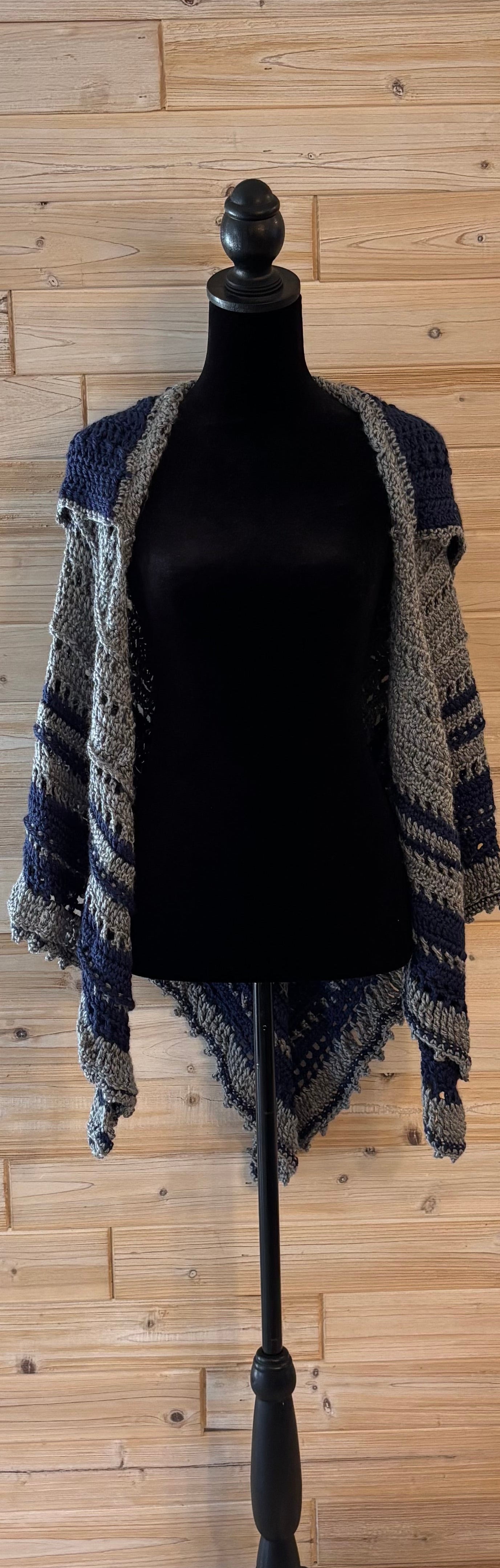 Triangle Hooded Shawl