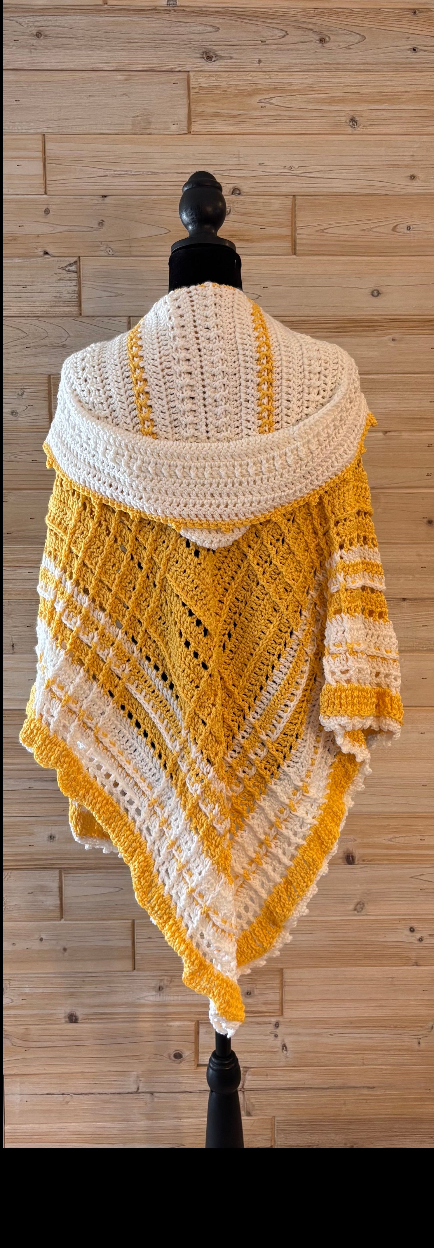Triangle Hooded Shawl
