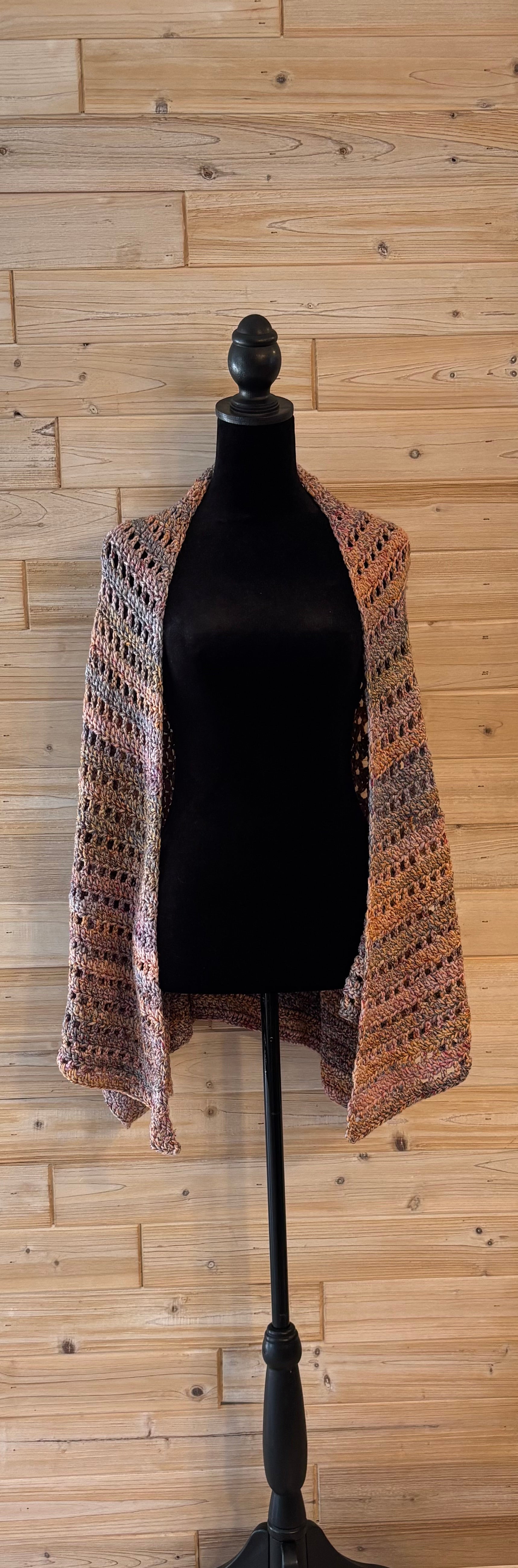Canyon Reading Shawl