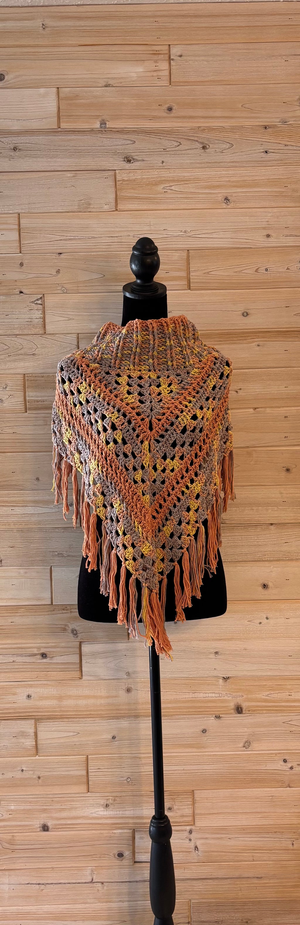 Autumn Ember Cowl Neck Scarf