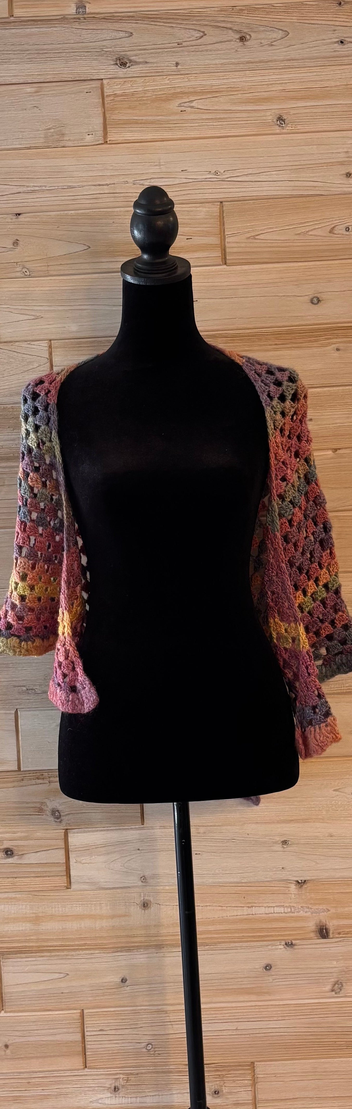 Bohemian Garden Granny Shawl