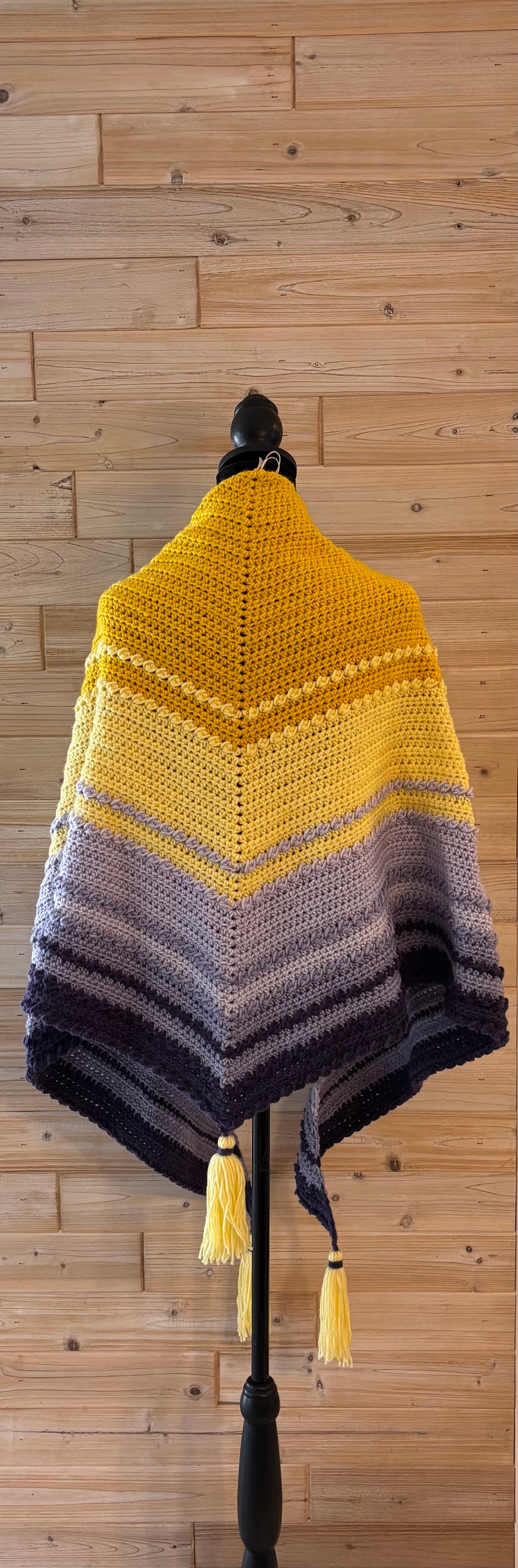 Golden Hour Vista Shawl