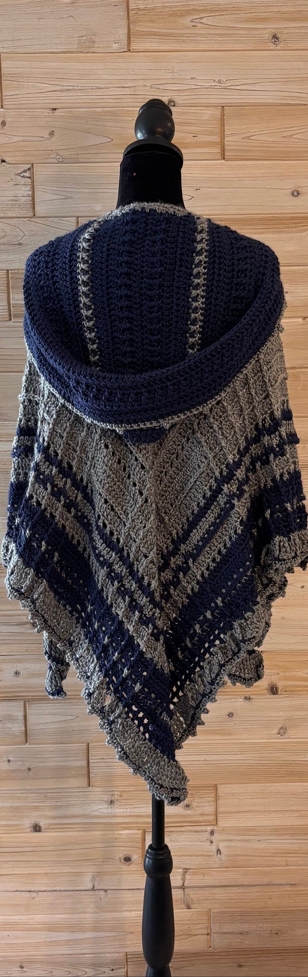 Triangle Hooded Shawl