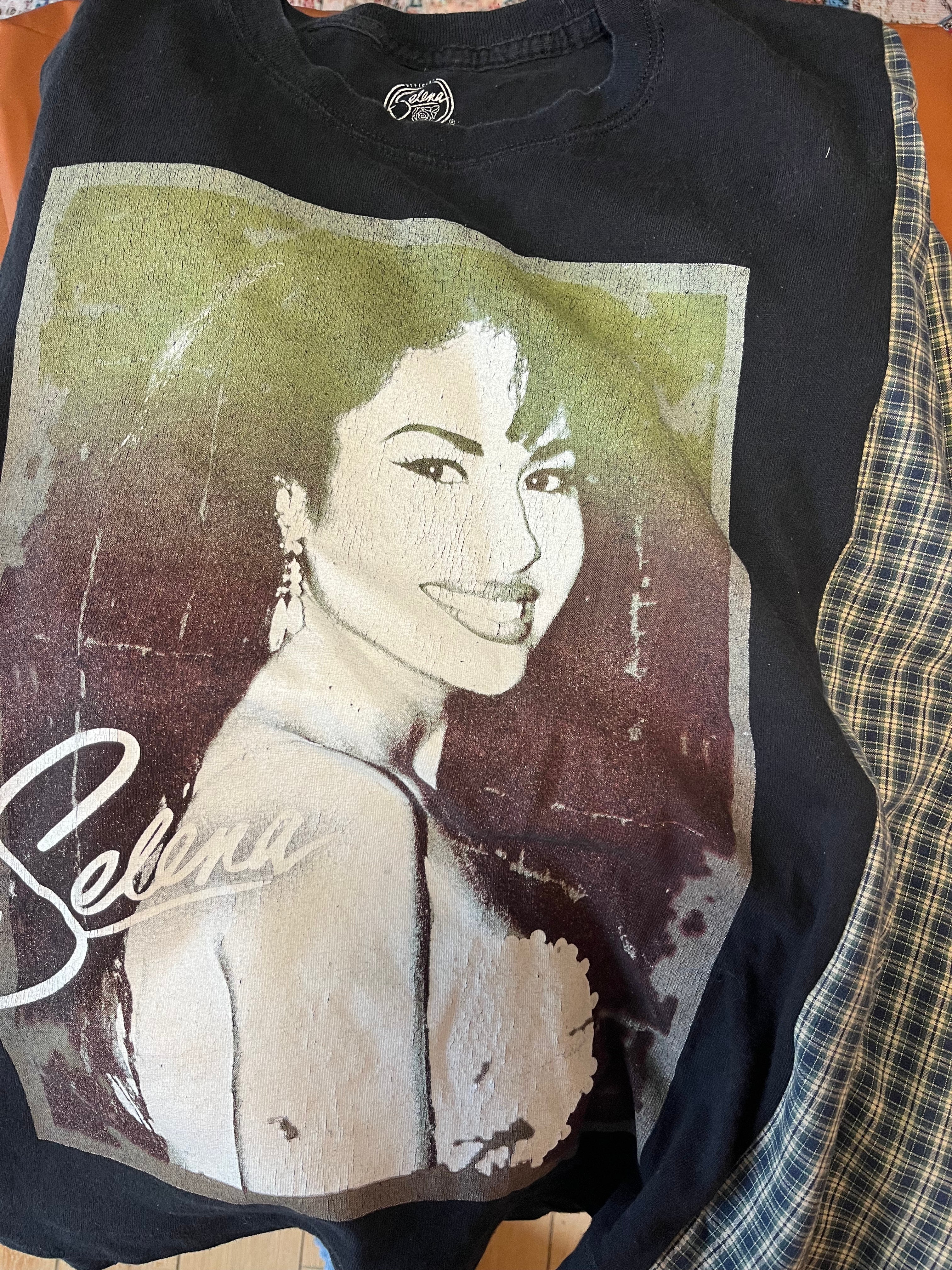 Upcycled Selena T-shirt - One Size S