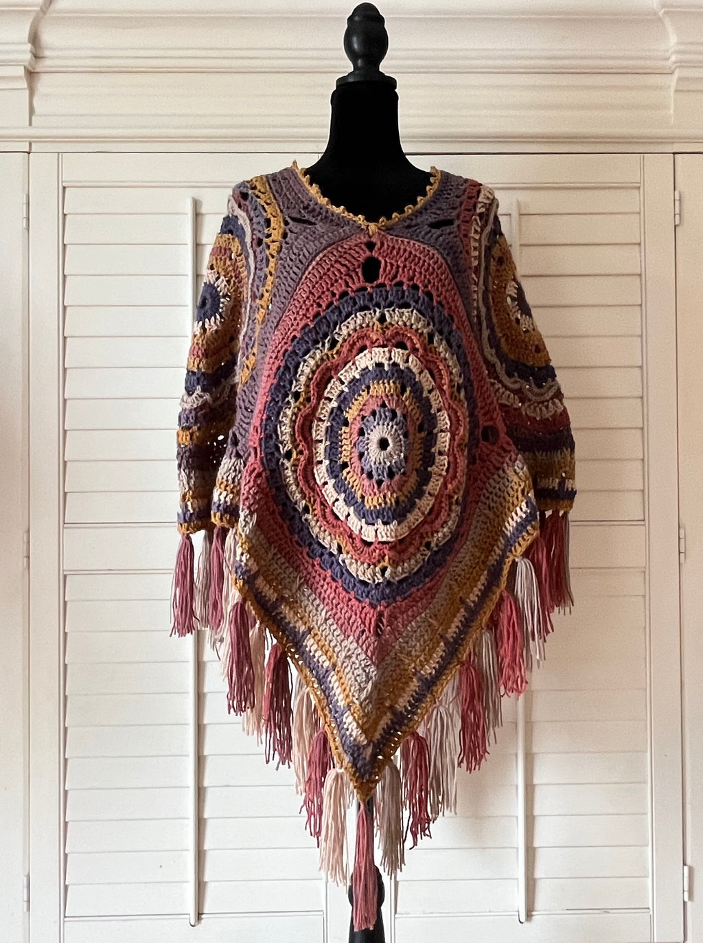 The Desert Eclipse Boho Poncho