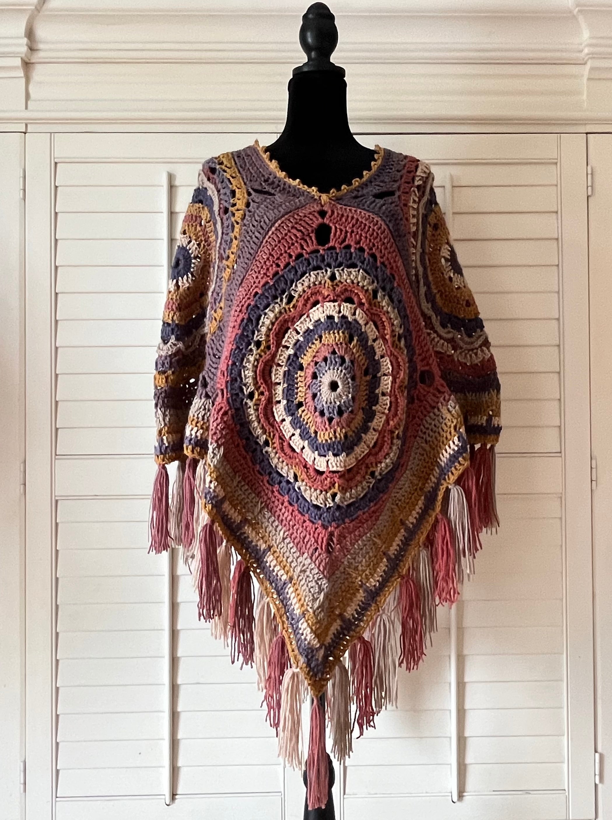 The Desert Eclipse Boho Poncho