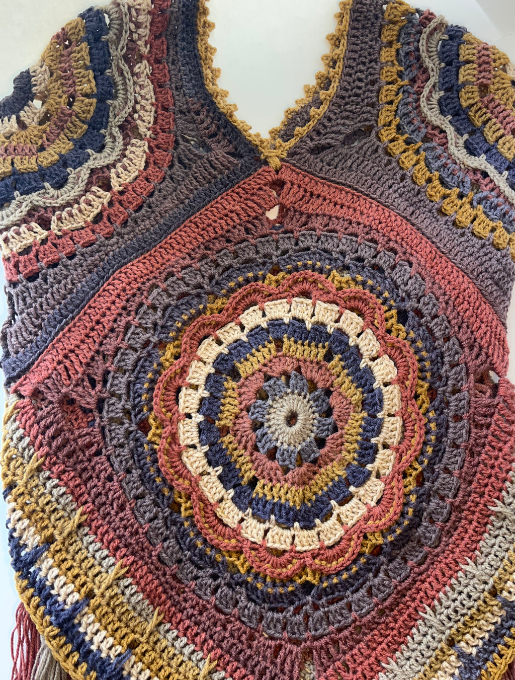 The Desert Eclipse Boho Poncho