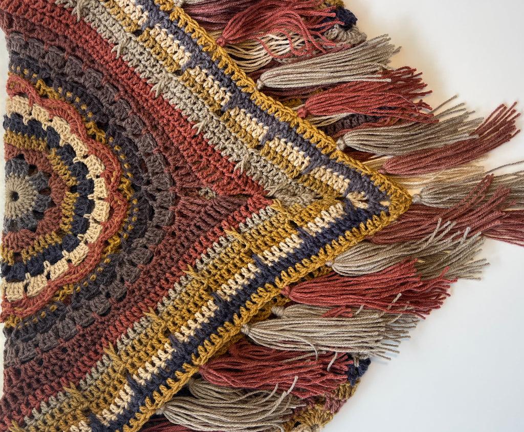 The Desert Eclipse Boho Poncho