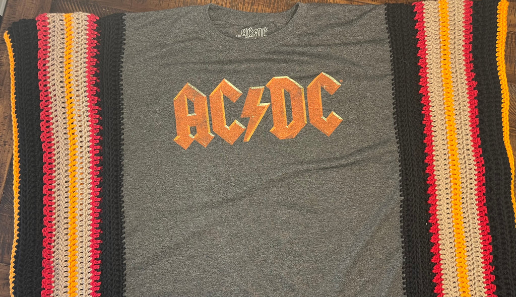 ACDC Crochet Poncho