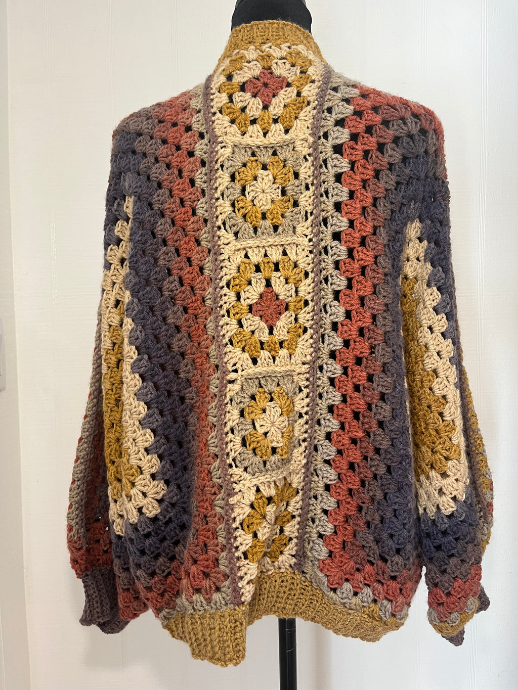 Oversized Granny Hexagon Sweater