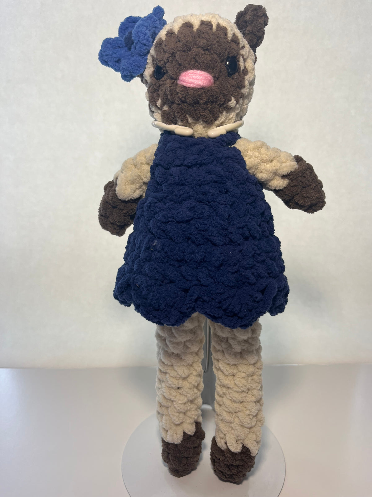 Long-Leg Kitten Toy with Dress