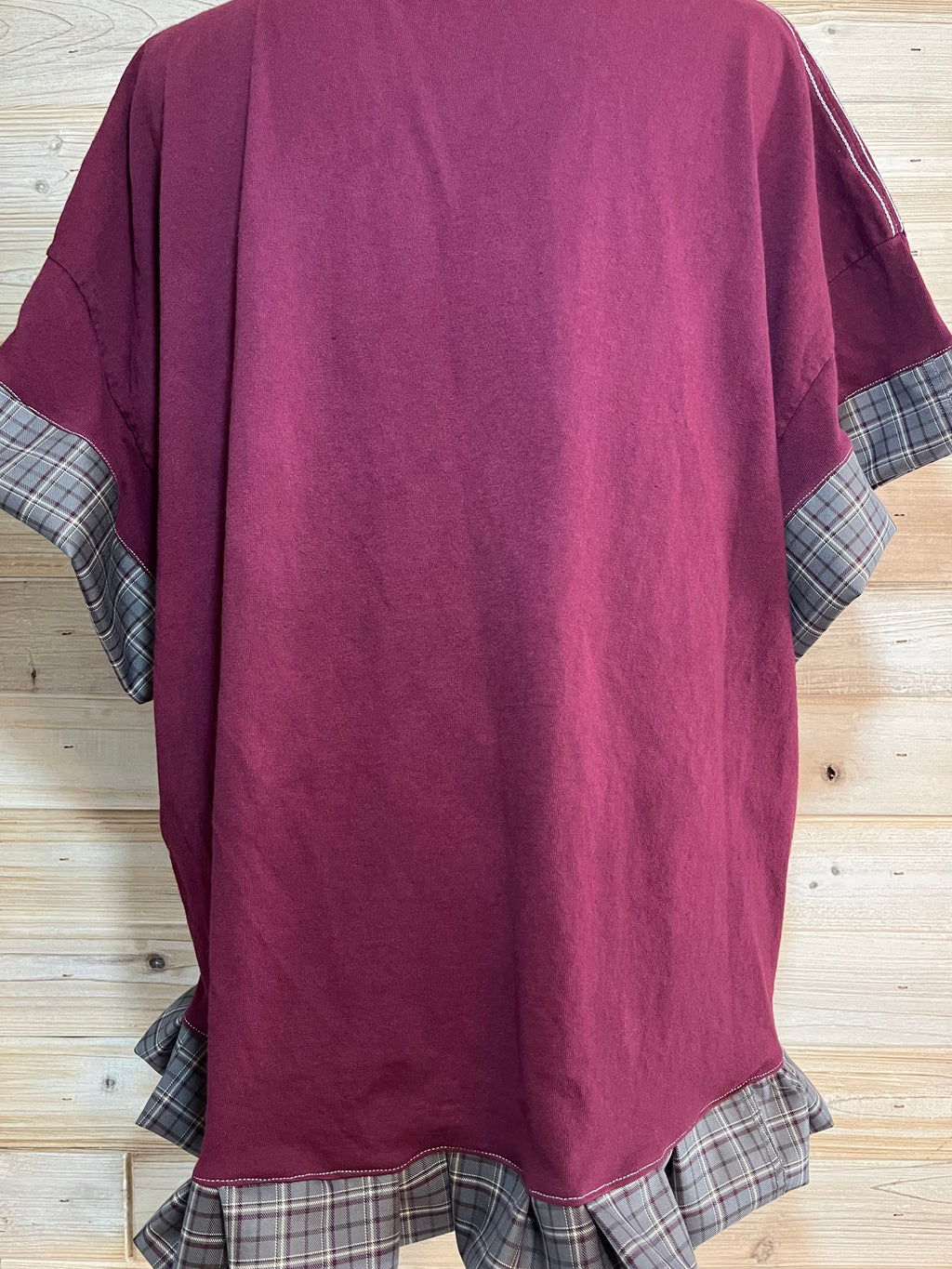 One-of-a-Kind Upcycled Coca-Cola® Cropped Ruffle T-shirt – XXL