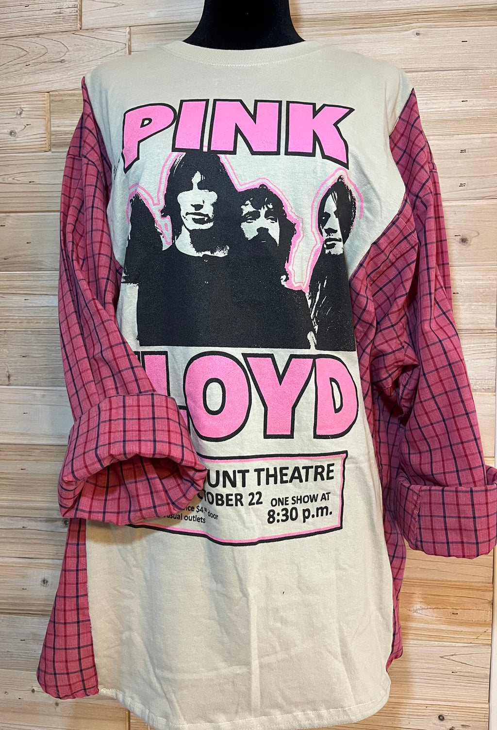 One-of-a-Kind Upcycled Pink Floyd T-shirt - One Size L