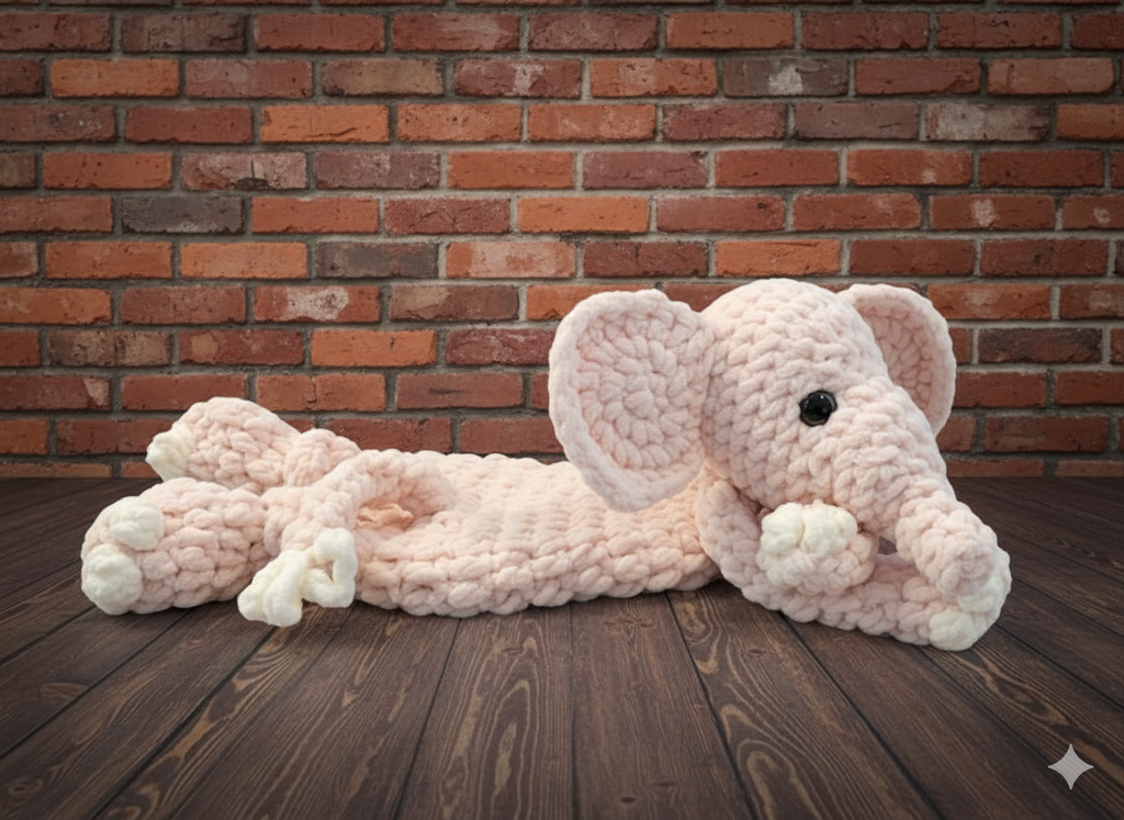 Pink Elephant Lovey