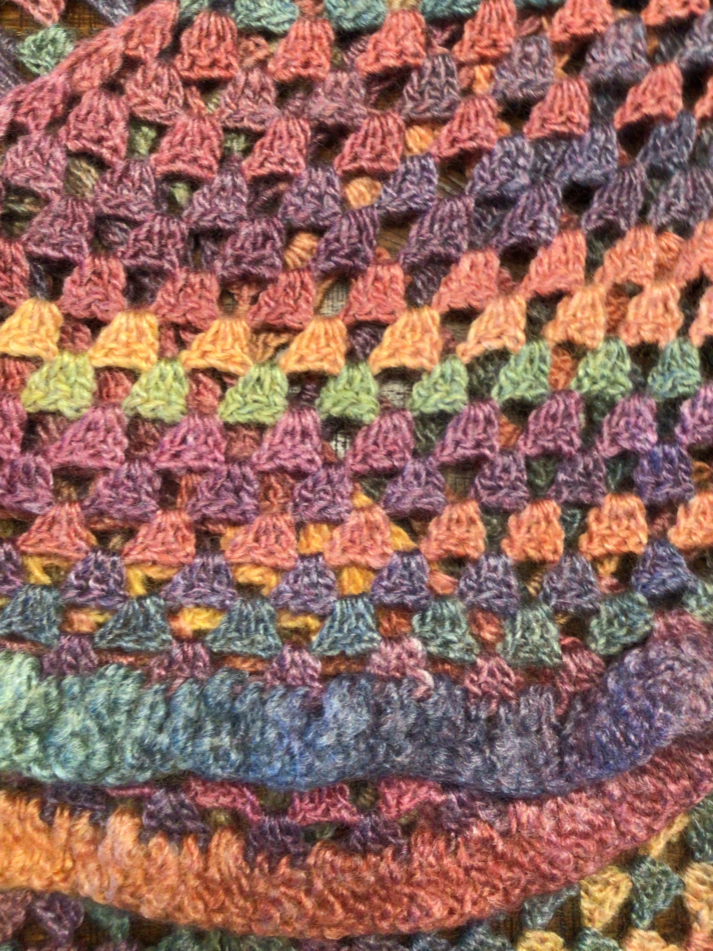 Bohemian Garden Granny Shawl