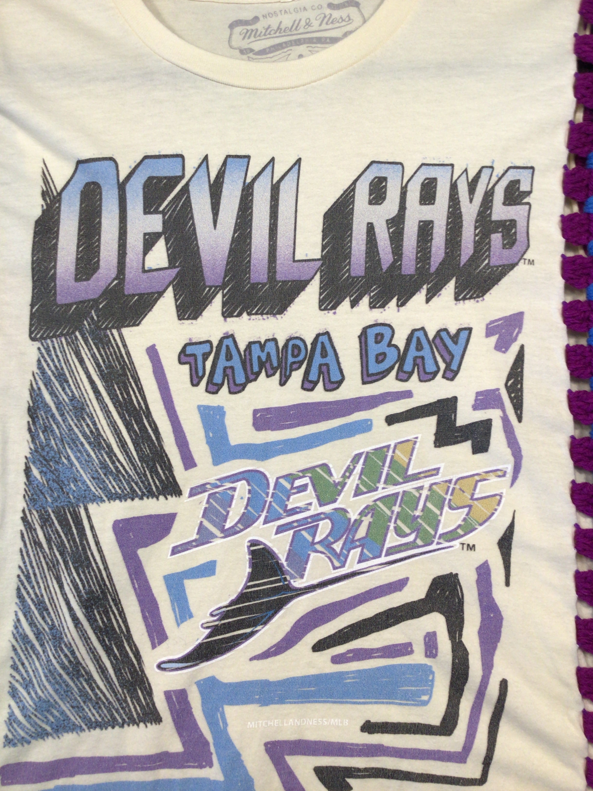 Tampa Bay Rays Up-cycled T-shirt Poncho